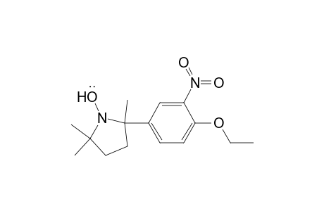 1-Pyrrolidinyloxy, 2-(4-ethoxy-3-nitrophenyl)-2,5,5-trimethyl-
