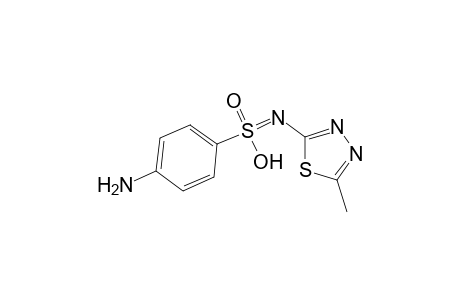 4-Amino-N-(5-methyl-1,3,4-thiadiazol-2-yl)benzenesulfonimidic acid