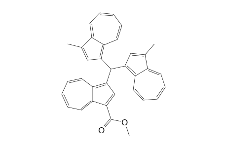 3-[bis(3-methyl-1-azulenyl)methyl]-1-azulenecarboxylic acid methyl ester