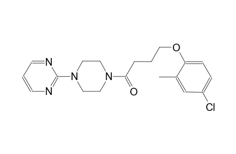 2-{4-[4-(4-chloro-2-methylphenoxy)butanoyl]-1-piperazinyl}pyrimidine