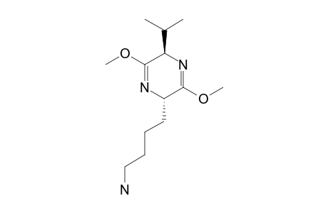 4-[(2R,5S)-2,5-DIHYDRO-2-ISOPROPYL-3,6-DIMETHOXY-5-PYRAZINYL]-BUTYLAMINE
