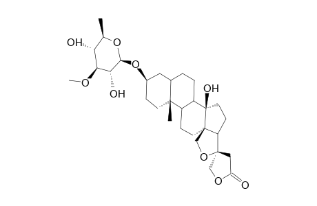 (20S)-18,20-EPOXY-DIGITOXIGENIN alpha-L-THEVETOSIDE