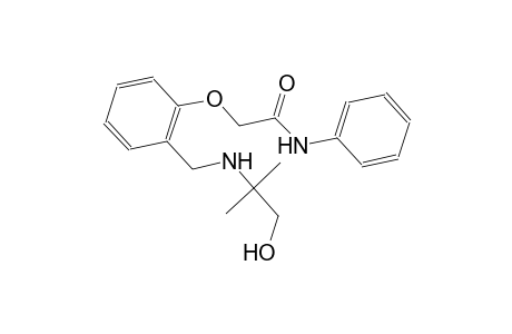 2-(2-{[(2-hydroxy-1,1-dimethylethyl)amino]methyl}phenoxy)-N-phenylacetamide