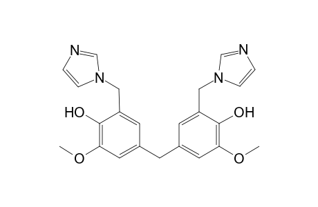 bis{3'-[Imidazol-1"-yl)methyl]-4'-hydroxy-5'-methoxyphenyl}methylene