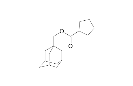 Cyclopentanecarboxylic acid, 1-adamantylmethyl ester