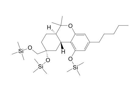 Silane, [[6a,7,8,9,10,10a-hexahydro-6,6-dimethyl-3-pentyl-9-[[(trimethylsilyl)oxy]methyl]-6H-dibenzo[b,d]pyran-1,9-diyl]bis(oxy)]bis[trimethyl-, [6aR-(6a.alpha.,9.alpha.,10a.beta.)]-