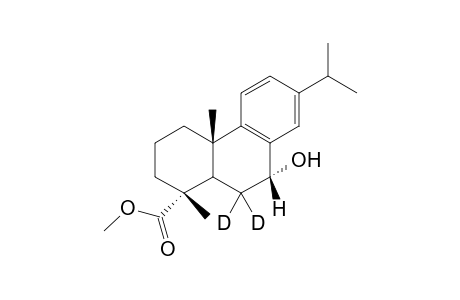 Methyl 7.alpha.-hydroxy-6,6-dideuterio-dehydroabietate