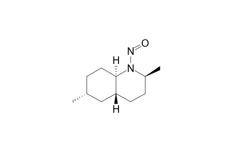 N-Nitroso-2.beta.,6.alpha.-dimethyl-trans-decahydroquinoline