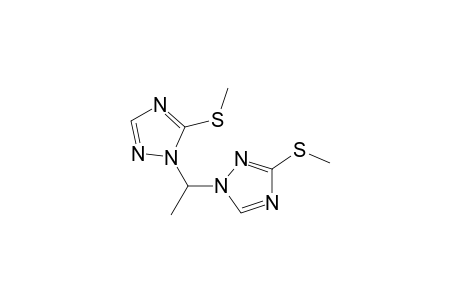 1H-1,2,4-Triazole, 3-(methylthio)-1-[1-[5-(methylthio)-1H-1,2,4-triazol-1-yl]ethyl]-