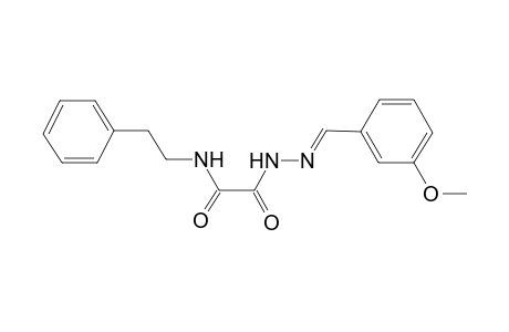 2-[N'-(3-Methoxy-benzylidene)-hydrazino]-2-oxo-N-phenethyl-acetamide