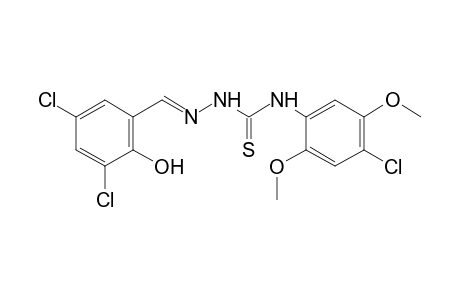 3,5-dichlorosalicylaldehyde, 4-(4-chloro-2,5-dimethoxyphenyl)-3-thiosemicarbazone