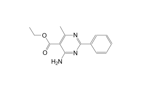 Ethyl 4-amino-6-methyl-2-phenyl-5-pyrimidinecarboxylate