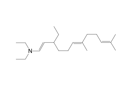 (1E,6E)-N,N,3-triethyl-7,11-dimethyldodeca-1,6,10-trien-1-amine