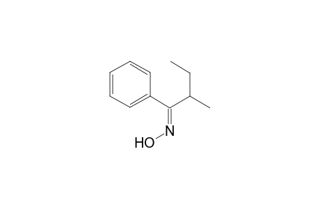 2-Methyl-1-phenyl-1-butanone oxime