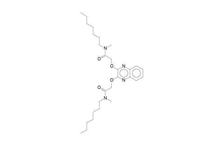 n-Heptyl-2-(3-[(heptyl-methyl-carbamoyl)-methoxy]-quinoxalin-2-yloxy)-N-methyl-acetamide