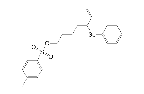 4,6-Heptadien-1-ol, 5-(phenylseleno)-, 4-methylbenzenesulfonate, (Z)-