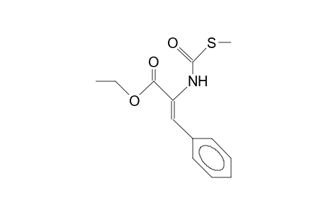 Ethyl 2-(methylthiocarbonylamino)-3-phenylacrylate
