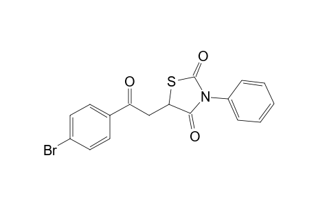 3-Phenyl-5-[2-(4-bromophenyl)-2-oxoethyl]-2,4-dioxo-1,3-thiazolidine