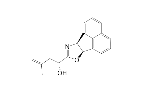 (6bR*,9aS*)-8-[(R*)-1-Hydroxy-3-methyl-3-butenyl)-2H[6b,9a]acenaphthyleno[1,2-d]oxazole