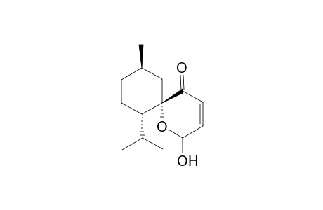 2-Hydroxy-7-isopropyl-10-methyl-1-oxaspiro[5.5]undec-3-en-5-one