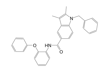 1-benzyl-2,3-dimethyl-N-(2-phenoxyphenyl)-1H-indole-5-carboxamide