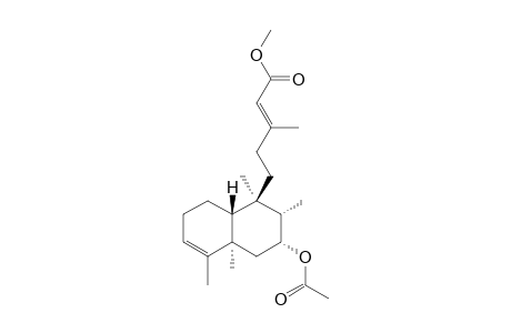 METHYL-7-ACETOXYClERODA-3,13-DIEN-15-OATE