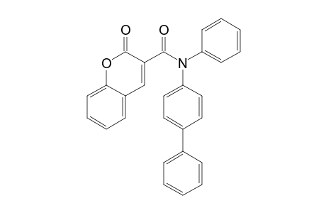 2-Oxo-2H-chromene-3-carboxylic acid biphenyl-4-yl-phenyl-amide