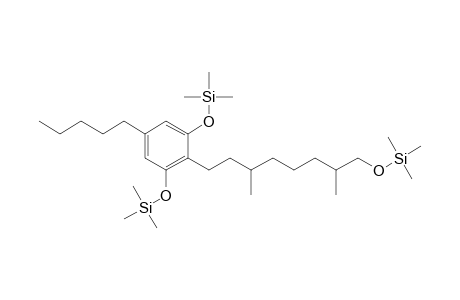 2-[8'-(trimethylsilyloxy)-3',7'-dimethyloctyl]-1,3-bis(trimethylsilyloxy)-5-pentylbenzene