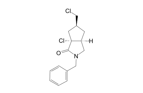 3-Benzyl-3-aza-1-chloro-7-(chloromethyl)-2-oxobicyclo[3.3.0]octane