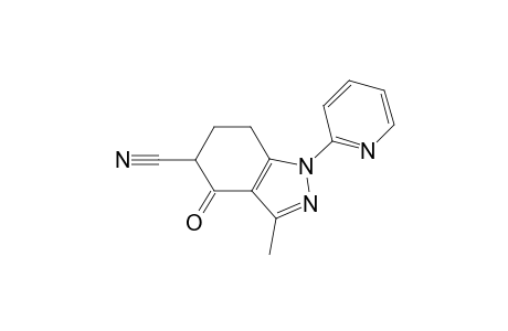 1H-Indazole-5-carbonitrile, 3-methyl-4-oxo-1-(pyridin-2-yl)-4,5,6,7-tetrahydro-