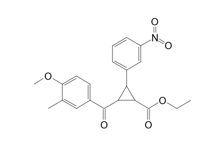 Ethyl 2-(3'-methyl-4'-methoxybenzoyl)-3-(3"-nitrophenyl)cyclopropane-1-carboxylate