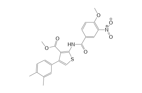 methyl 4-(3,4-dimethylphenyl)-2-[(4-methoxy-3-nitrobenzoyl)amino]-3-thiophenecarboxylate