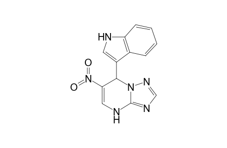 7-indolyl-6-nitro-4,7-dihydro-1,2,4-triazo[1,5-a]pyrimidine