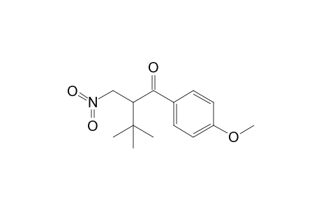 1-(4-Methoxyphenyl)-3,3-dimethyl-2-(nitromethyl)butan-1-one