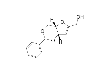 2,5-Anhydro-4,6-O-benzyliden-3-desoxy-L-threo-hex-2-enitol