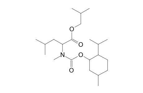 L-Leucine, N-methyl-N-((1R)-(-)-menthyloxycarbonyl)-, isobutyl ester