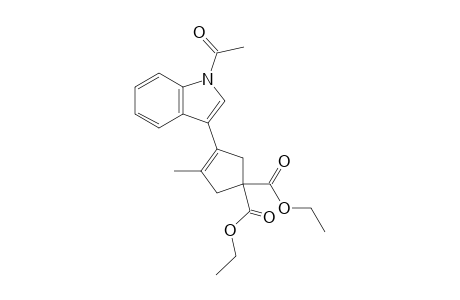 1-Acetyl-3-[2-methyl-4,4-bis(ethoxycarbonyl)cyclopentenyl]indole