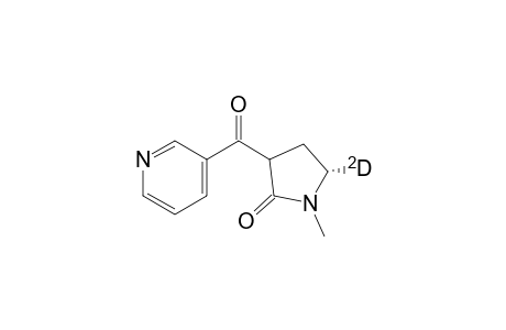 2-Pyrrolidinone-5-d, 1-methyl-3-(3-pyridinylcarbonyl)-, (5S)-