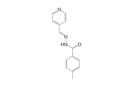 Benzoic acid, 4-methyl-, (4-pyridinylmethylene)hydrazide