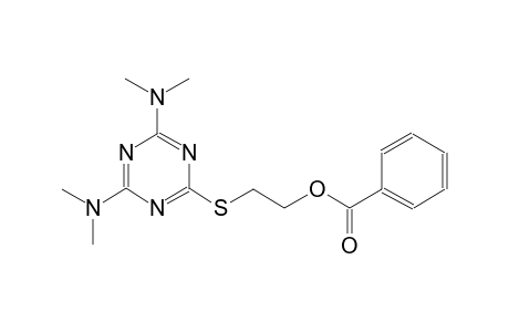 ethanol, 2-[[4,6-bis(dimethylamino)-1,3,5-triazin-2-yl]thio]-, benzoate (ester)