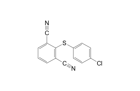 2-[(p-chlorophenyl)thio]isophthalonitrile