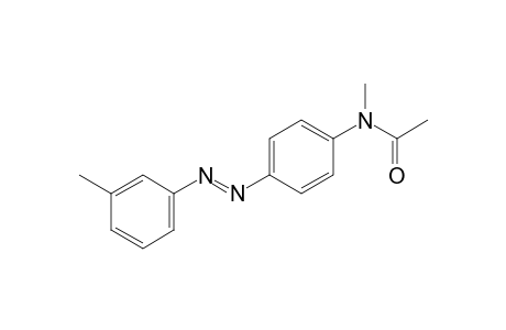 N-methyl-4'-(m-tolylazo)acetanilide