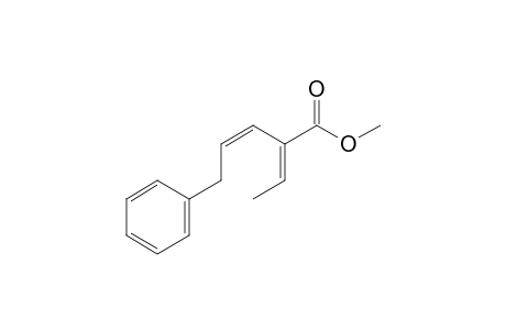 Methyl (2E,3Z)-2-ethylidene-5-phenylpent-3-enoate