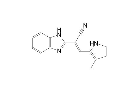 (2E)-2-(1H-benzimidazol-2-yl)-3-(3-methyl-1H-pyrrol-2-yl)-2-propenenitrile