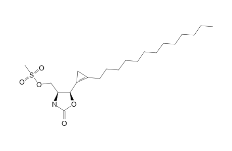 methanesulfonic acid [(4S,5R)-2-keto-5-(2-tridecyl-1-cyclopropenyl)oxazolidin-4-yl]methyl ester