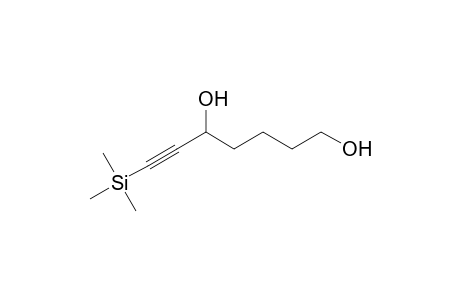 (-)-3,7-Dihydroxy-1-trimethylsilylhept-1-yne