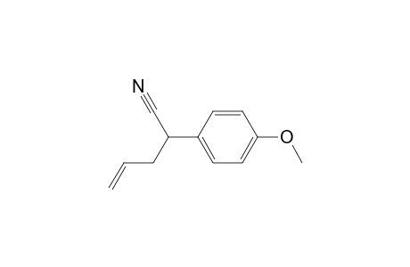 2-(4-Methoxyphenyl)-4-pentenenitrile