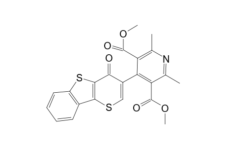 Dimethyl 2,6-dimethyl-4-(4',5'-dihydro-4'-oxo-benzothieno[3,2-b]thiopyran-3'-yl)pyridine-3,5-dicarboxylate