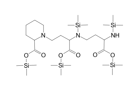 1-{2'-[(Trimethylsilyoxy)carbonyl]piperidin-1'-yl}-3,7-bis[(trimethylsilyloxy)carbonyl]-7-(trimethylsilyl)amino-4-(trimethylsilyl)azaheptane
