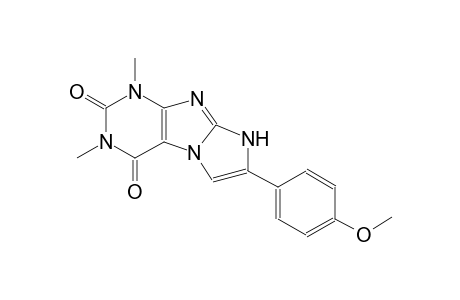 7-(4-methoxyphenyl)-1,3-dimethyl-1H-imidazo[2,1-f]purine-2,4(3H,8H)-dione